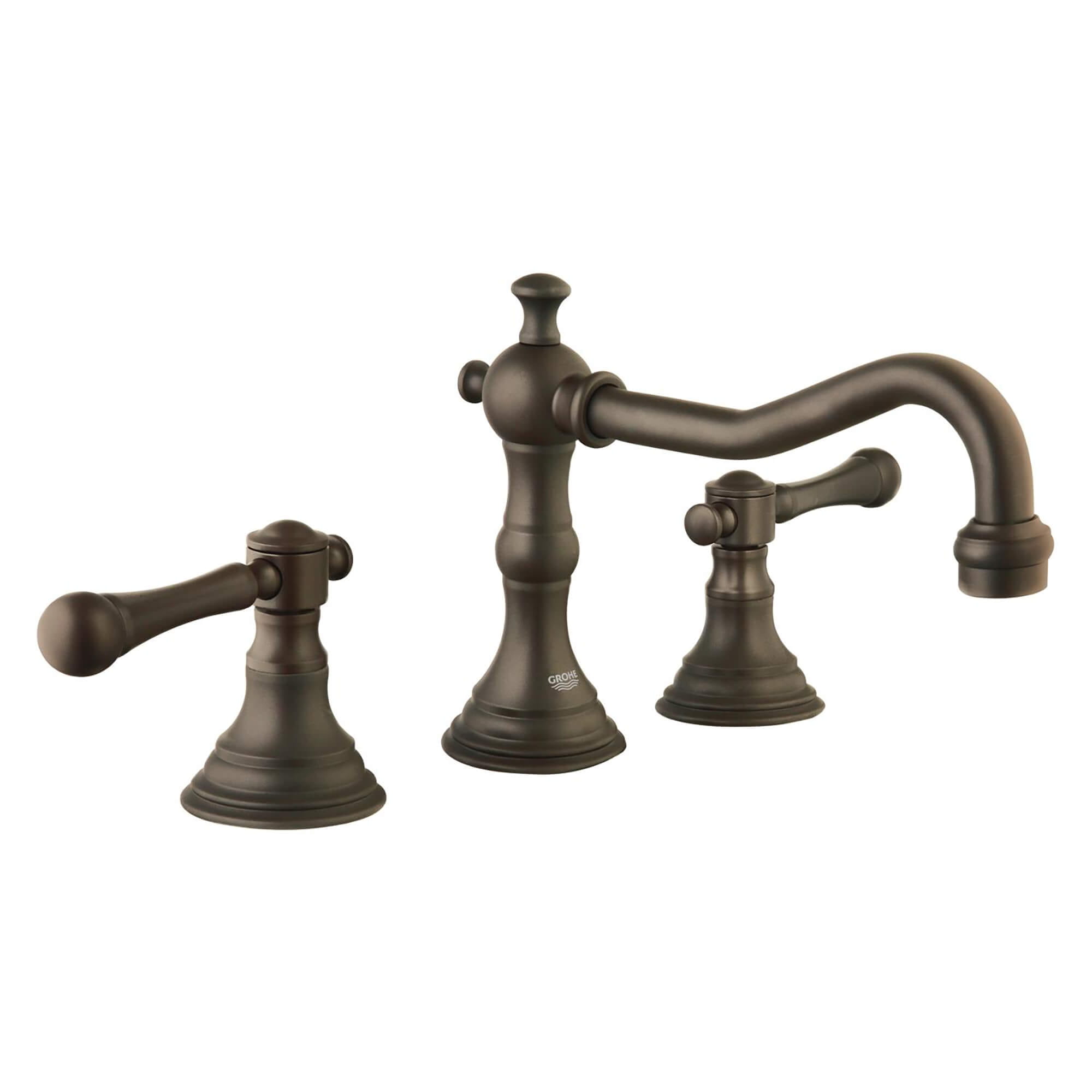 Bridgeford 8 in Widespread 2 Handle 3 Hole Bathroom Faucet GROHE OIL RUBBED BRONZE
